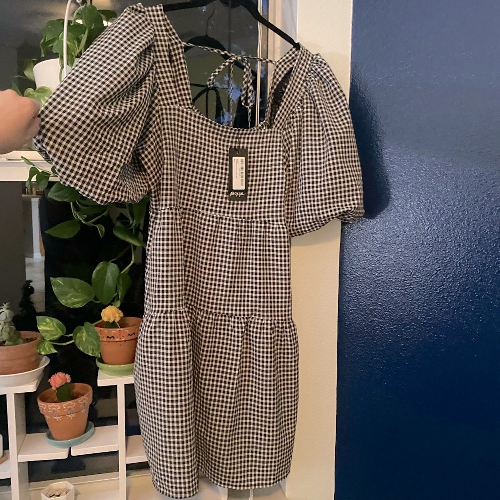 NastyGal gingham dress!